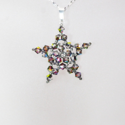 Pendant 30cm - Pavo-Silver Chain - Pendant 30cm - Laiton argenté